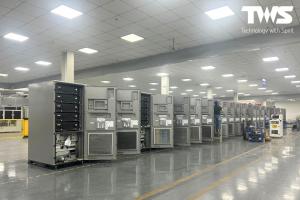 Max-Pro ESS Cabinets in Production at TWS Anhui Factory
