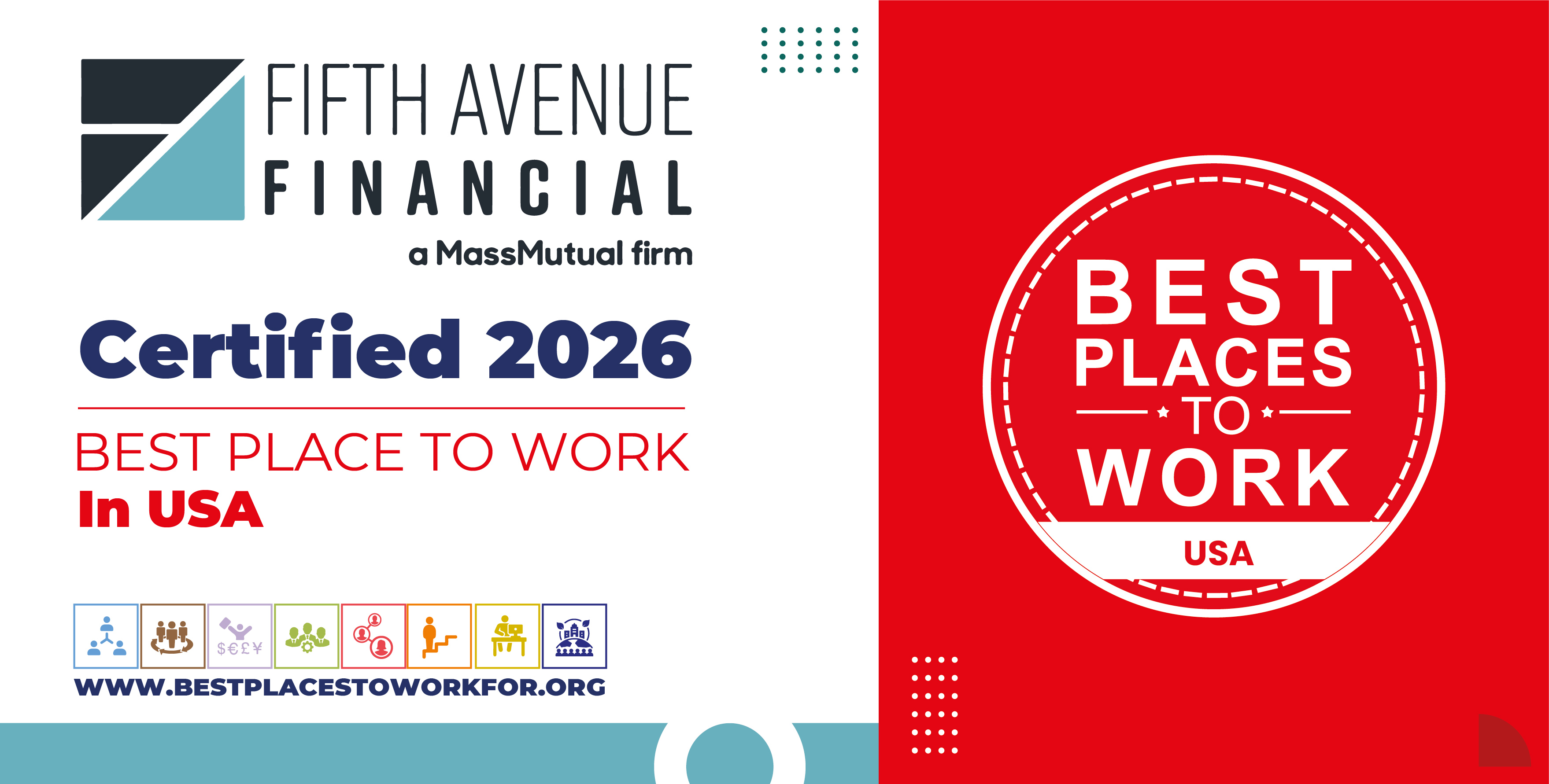 Fifth Avenue Financial Earns Best Place to Work and Best Place for Women Certifications for 2026