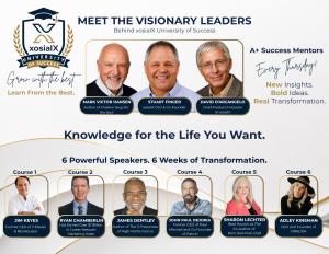 New platform, founded by Stuart Finger, David D’Arcangelo and Mark Victor Hansen, connects members with accomplished entrepreneurs, CEOs, authors, innovators and thought leaders sharing real-world wisdom for health, wealth, business and life—with a new Success Mentor featured every week