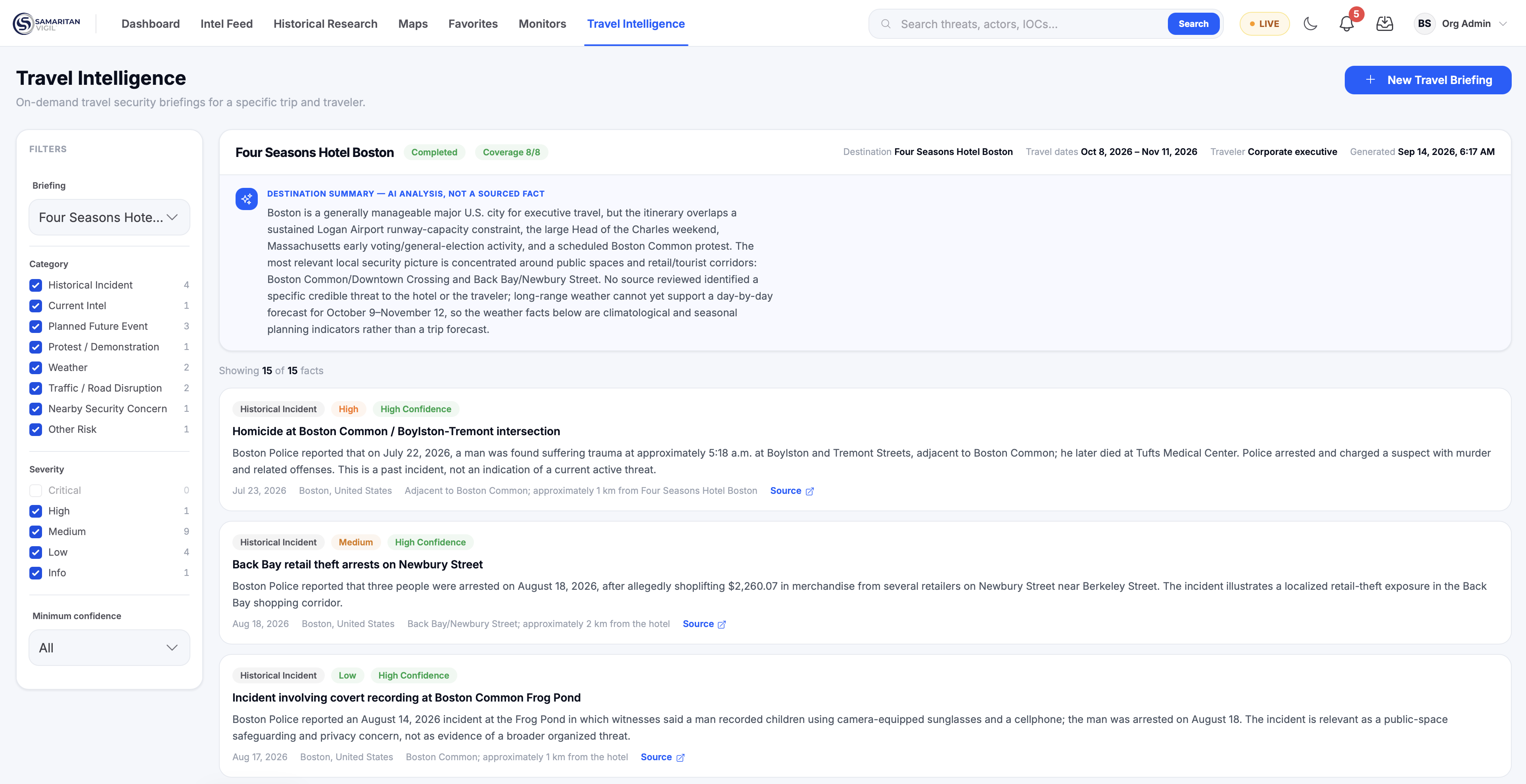 Samaritan Expands Vigil With Monitor, Research, Report, and Respond Workflow