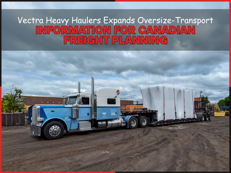 Vectra Heavy Haulers Expands Oversize-Transport Information for Canadian Freight Planning