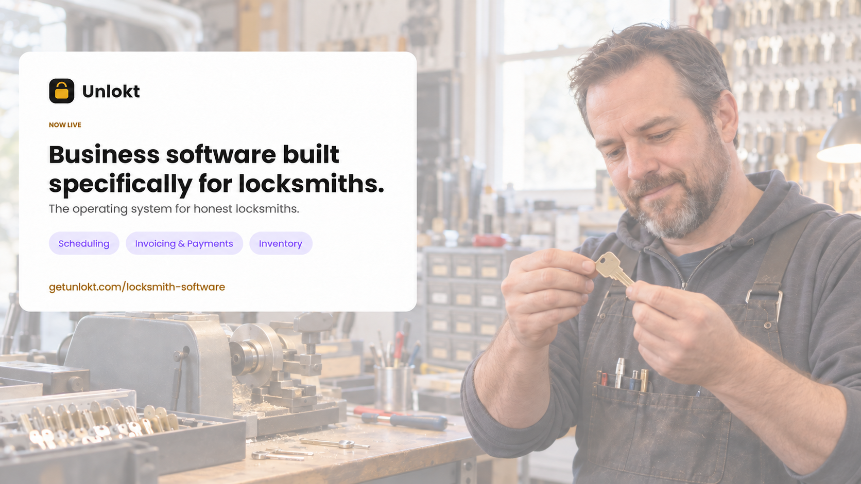 Unlokt Launches Business Software Built Specifically for Locksmiths