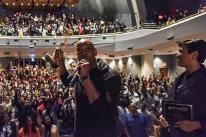 Dave Chappelle with Ellington Students