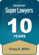 Simeone & Miller Celebrates Co-Founder Craig Miller’s 10-Year Super Lawyers Milestone