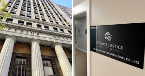 Senior Justice Law Firm Cleveland office in the historic Superior Building in Cleveland, Ohio.