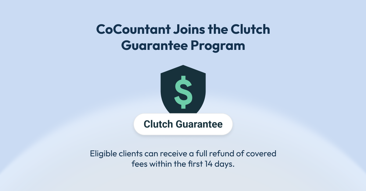 CoCountant Joins the Clutch Guarantee Program, Offering Eligible Clients a 14-Day Refund Period