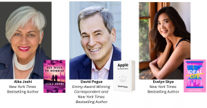 Alka Joshi, Evelyn Skye, David Pogue