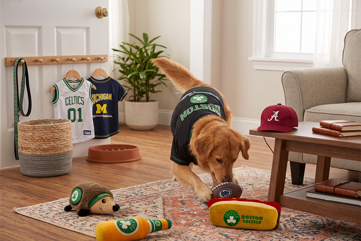 HardyPaw Launches Sports Fan Shop with Officially Licensed NCAA, NBA, NFL, MLB and NHL Team Gear for Dogs and Cats