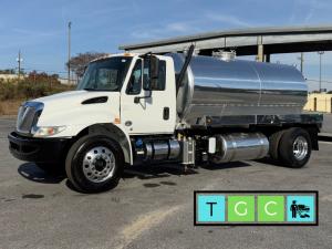 The Grease Company service truck for free used cooking oil pickup in Southern California