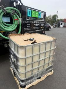 The Grease Company used cooking oil collection container for restaurants