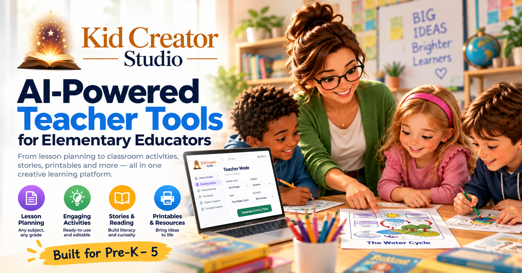 Kid Creator Studio Expands AI-Powered Teacher Tools for Elementary Educators