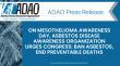 ON MESOTHELIOMA AWARENESS DAY, ADAO URGES CONGRESS TO BAN ASBESTOS AND END PREVENTABLE DEATHS
