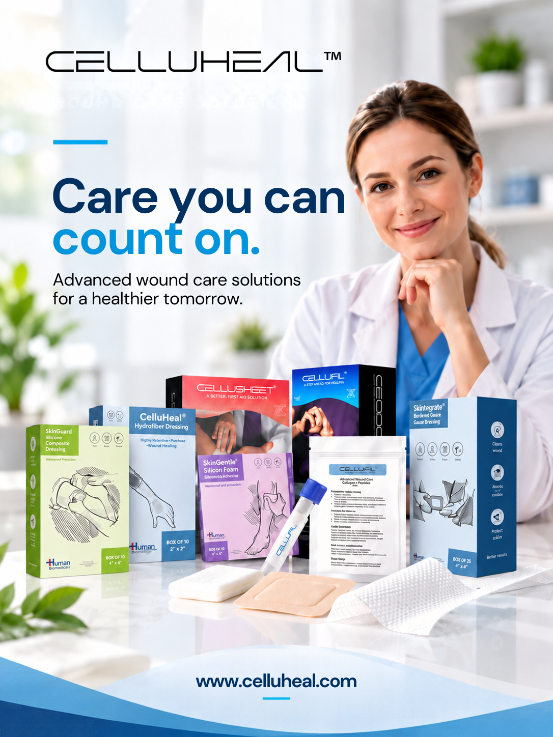 CelluHeal Brings More Wound Dressing Choices to Everyday First Aid