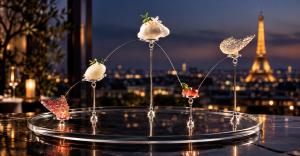 Space-Art Cuisine concept in Paris