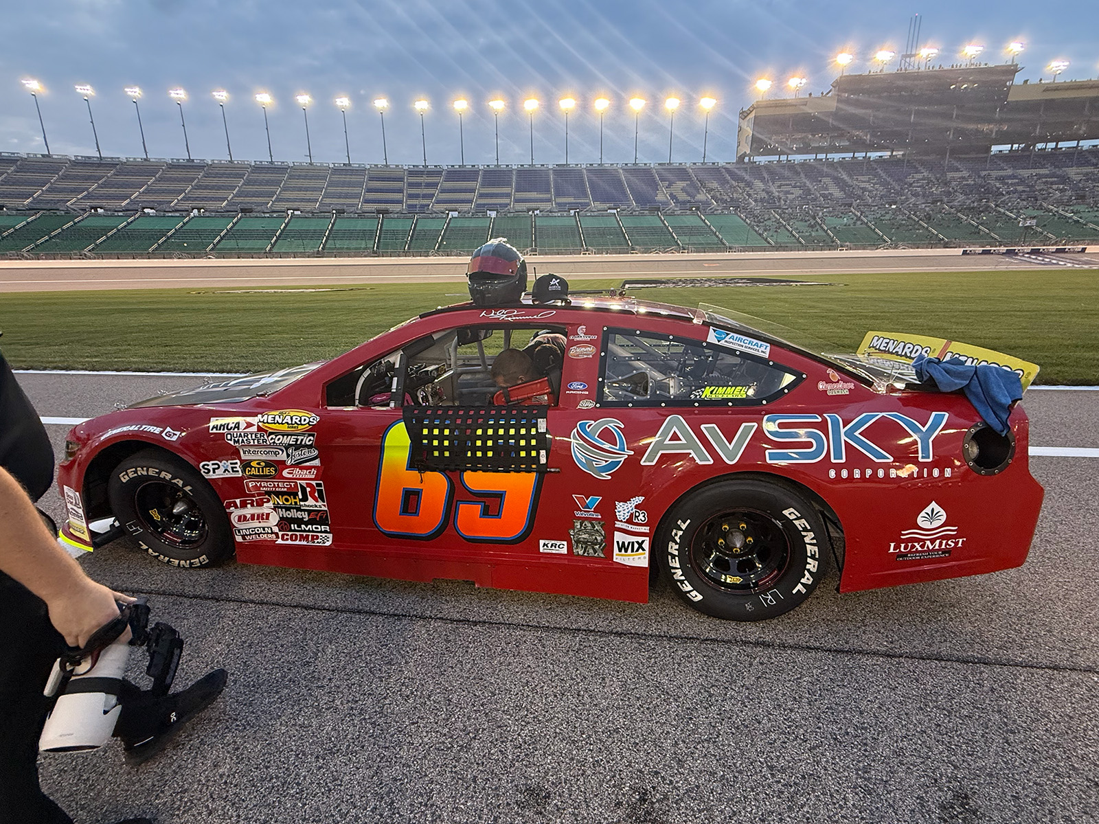 AvSky Corporation Backs Will Kimmel’s No. 69 in ARCA Season Finale at Kansas