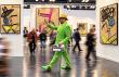 Mr. Normal Takes the Boring Out of The Armory Show 2026 in a Lime-Green Suit