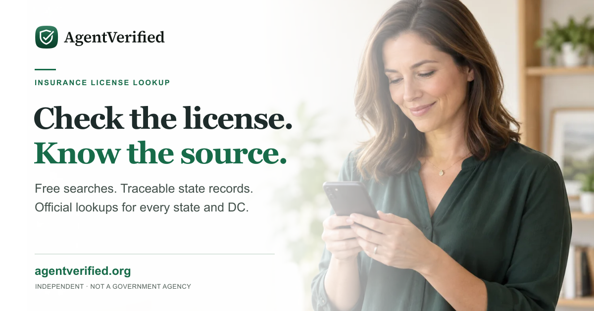 AgentVerified.org Launches Free Insurance Agent License Lookup