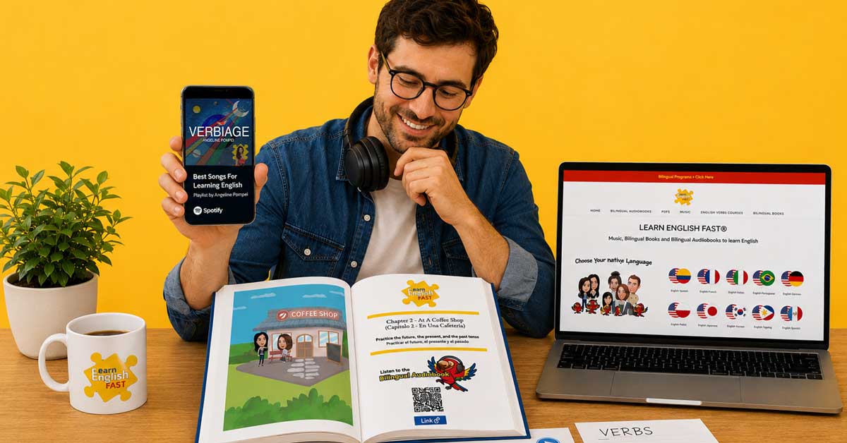 Learn English Fast® lanza un programa de inglés para hispanohablantes con audiolibros bilingües