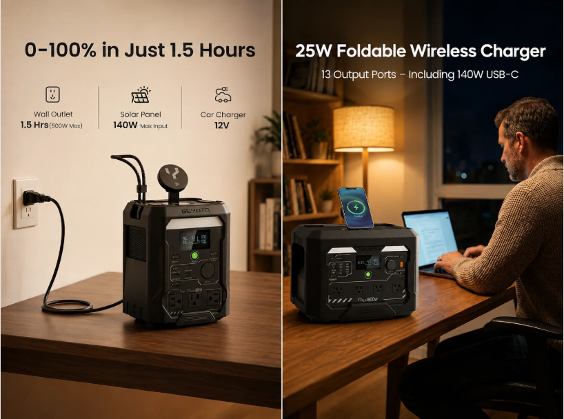 GEYOTO N300 & N1000 Specs Explained: Cycles, Charging and Ports