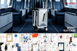 Airwheel luxury AI electric cabin suitcase for air travel