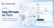 USZIPCodeMap.com Adds One-click Text Copying to it's ZIP Radius Tool