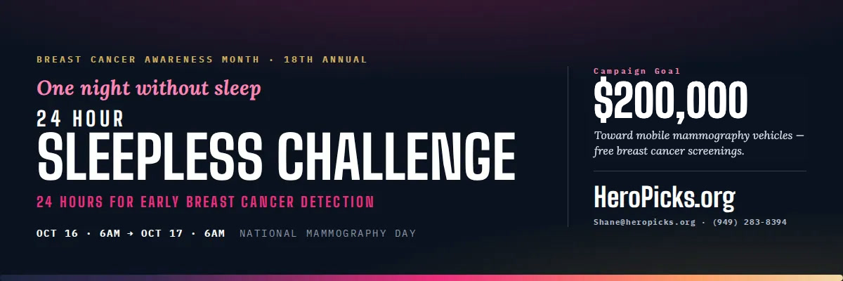 SLEEPLESS at Motion Fitness Sets $200k Goal for Mobile Mammograms with 24 Hour Treadmill Challenege