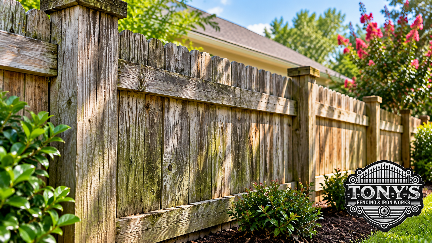 Tony’s Fencing & Iron Works Explains Wood Fence Discoloration in Louisiana