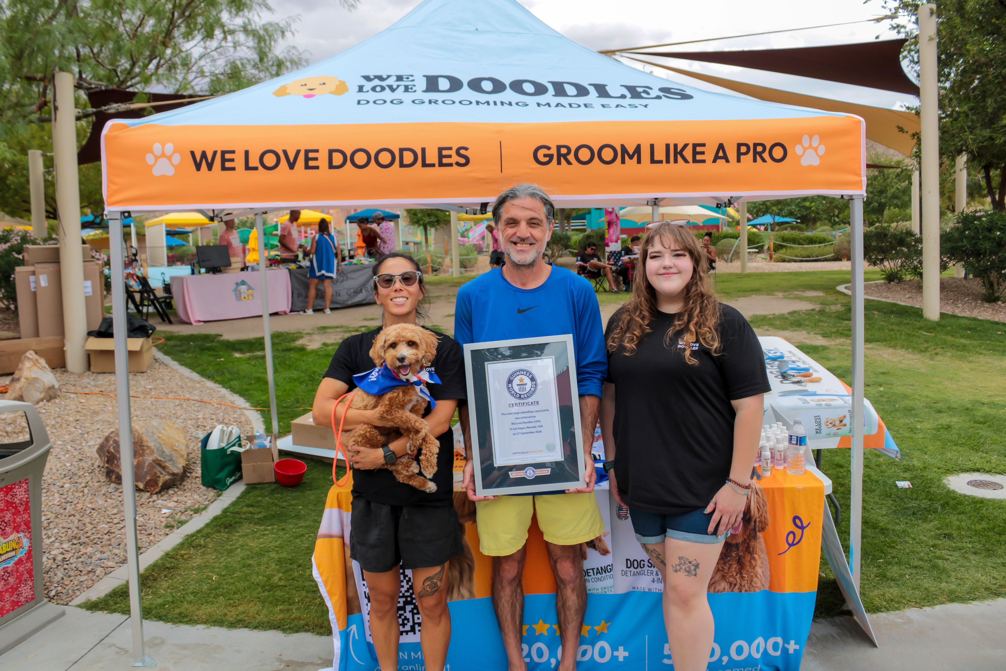 We Love Doodles Doodlepalooza Sets Guinness World Records with 296 Dogs in Las Vegas