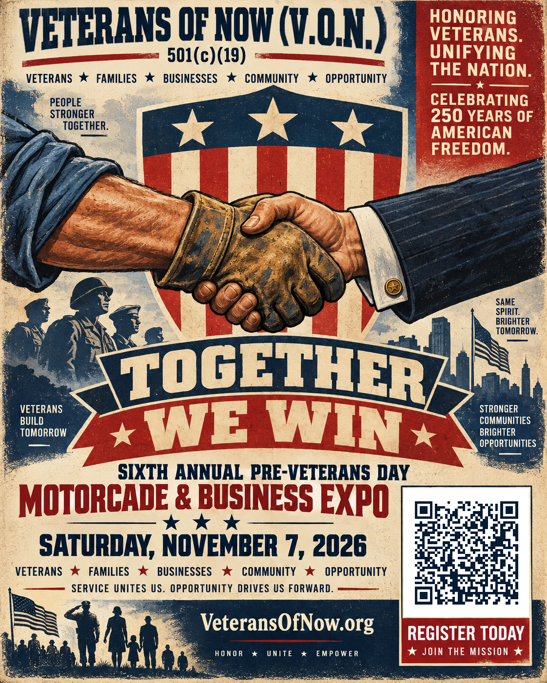Veterans Of Now Invites Businesses to Register for November 7 Expo in Flint