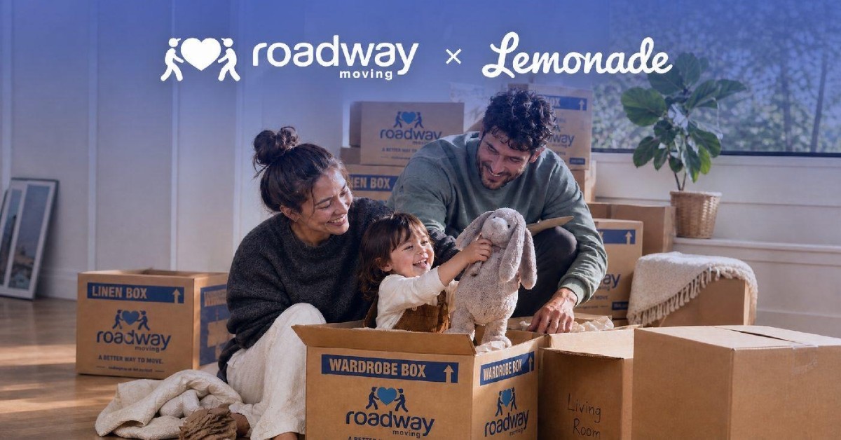 Roadway Moving Partners with Lemonade to Help Customers Prepare for Their Next Home