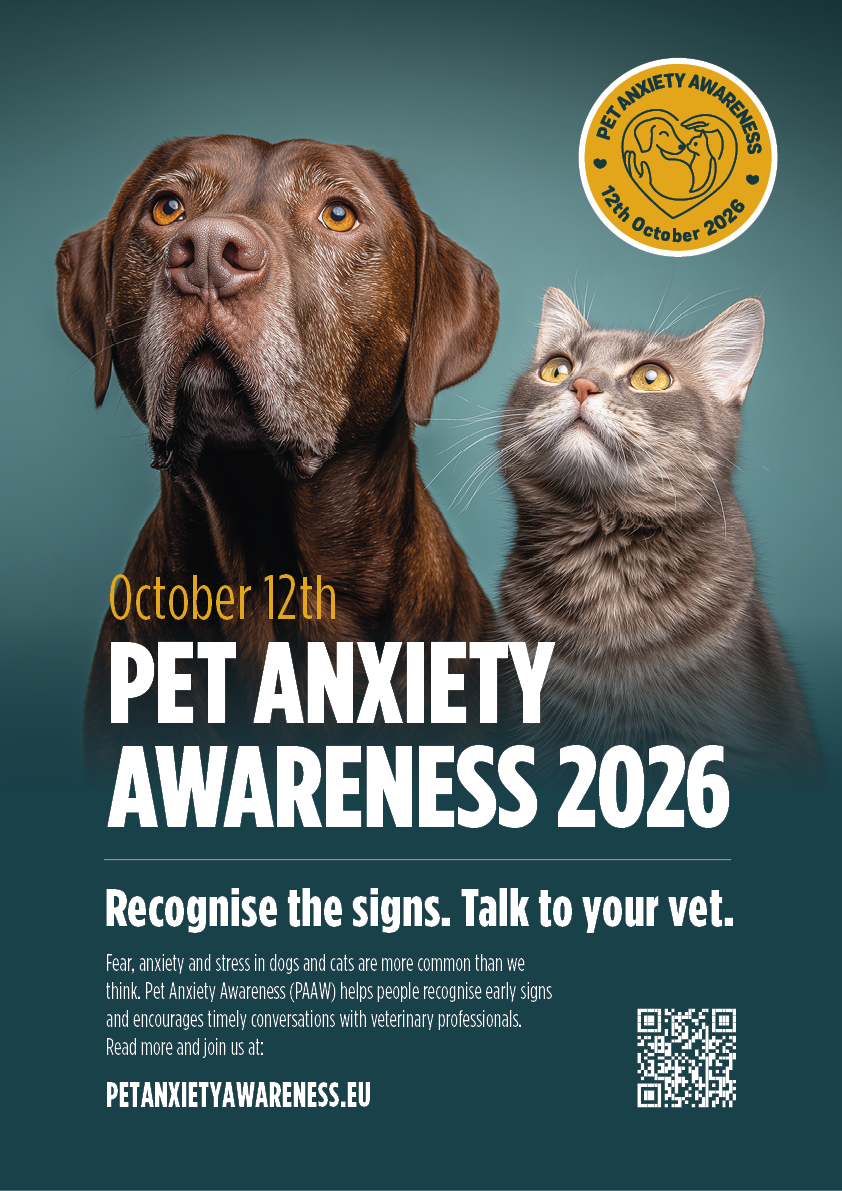 Pet Anxiety Awareness Day Launches in Europe October 12 supported by Orion Pharma Animal Health