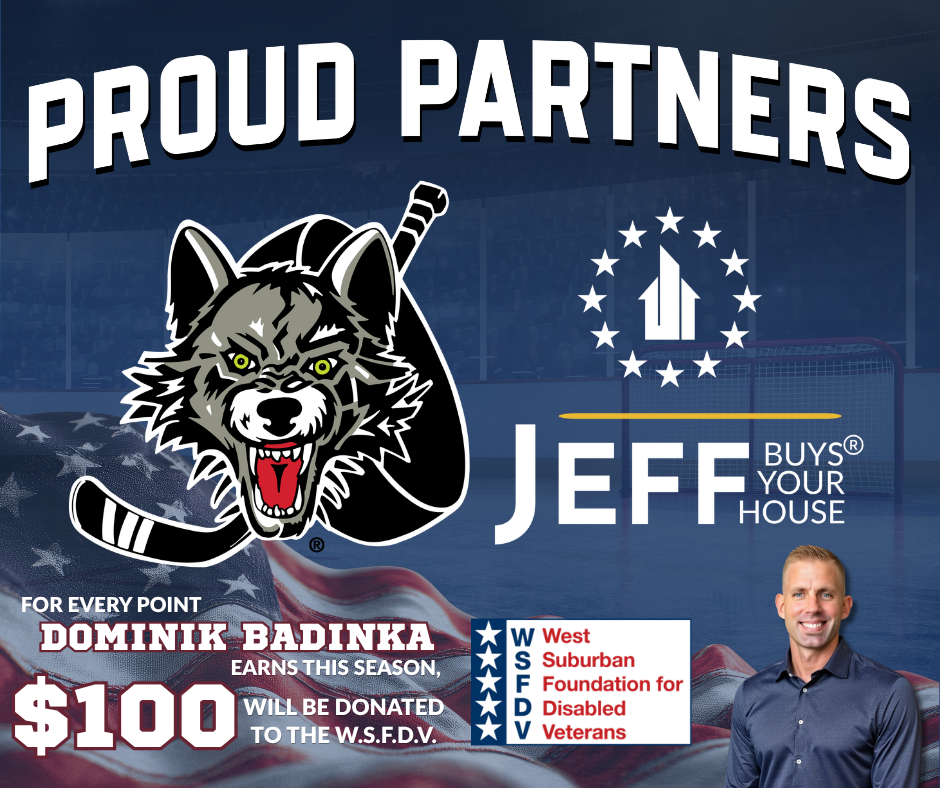 Jeff Buys Your House Partners with Chicago Wolves’ Score for Charity to Support Local Veterans