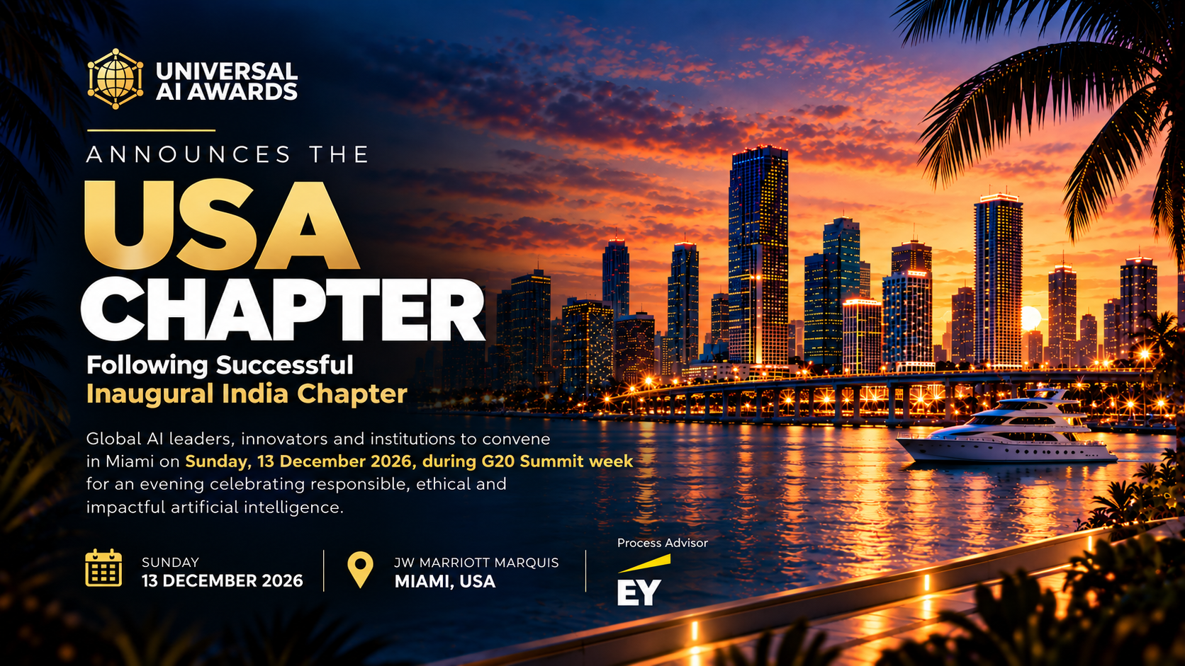 Universal AI Awards Brings Its Americas Chapter to Miami on the Eve of the G20 Summit