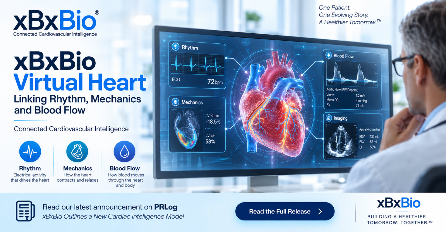 xBxBio Outlines a Virtual Heart Vision Linking Rhythm, Mechanics and Blood Flow