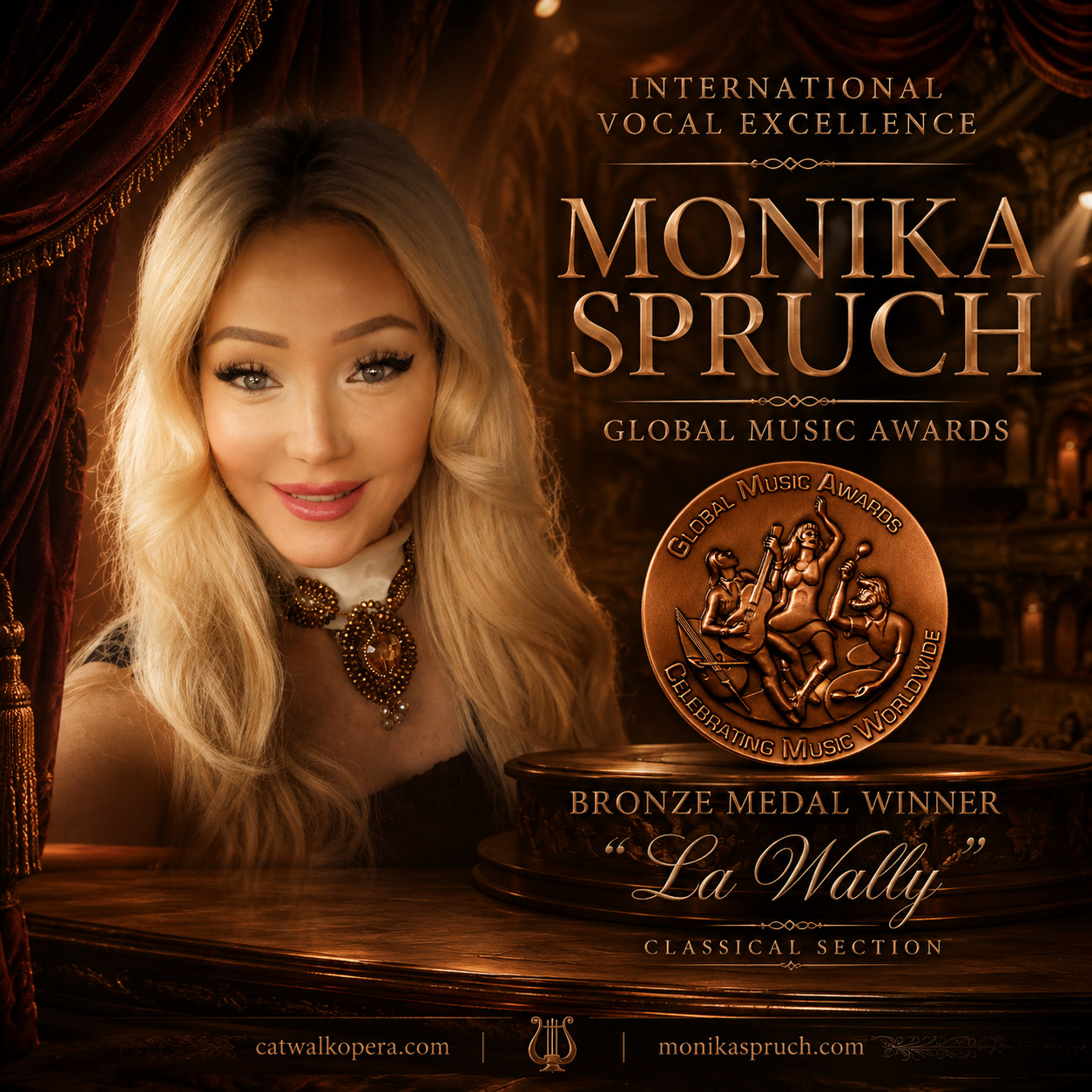 International Soprano Monika Spruch Expands Global Presence Following Multiple Music Honors