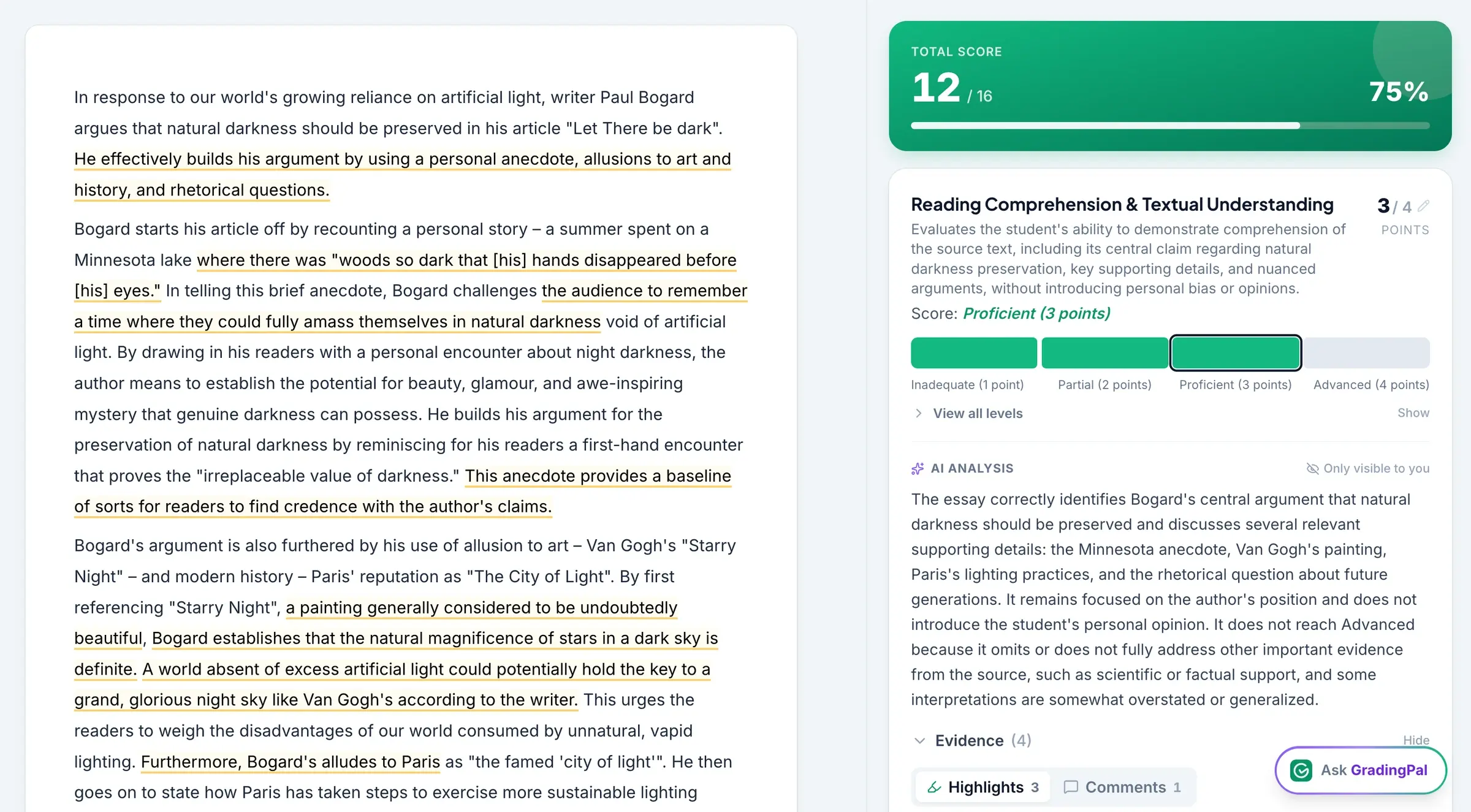 GradingPal Brings AI Grading to Math, Science and Writing – Typed or Handwritten – and Shows Evidence Behind Every Score