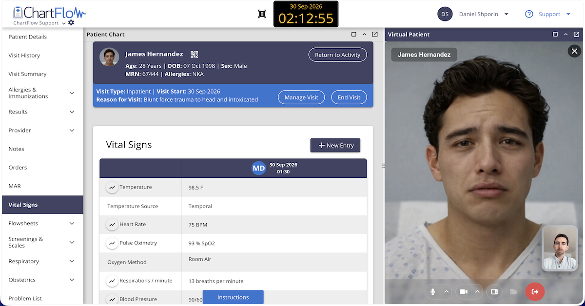 OrchestrateXR and ChartFlow Partner to Bring AI Patient Conversations Into the Educational EHR