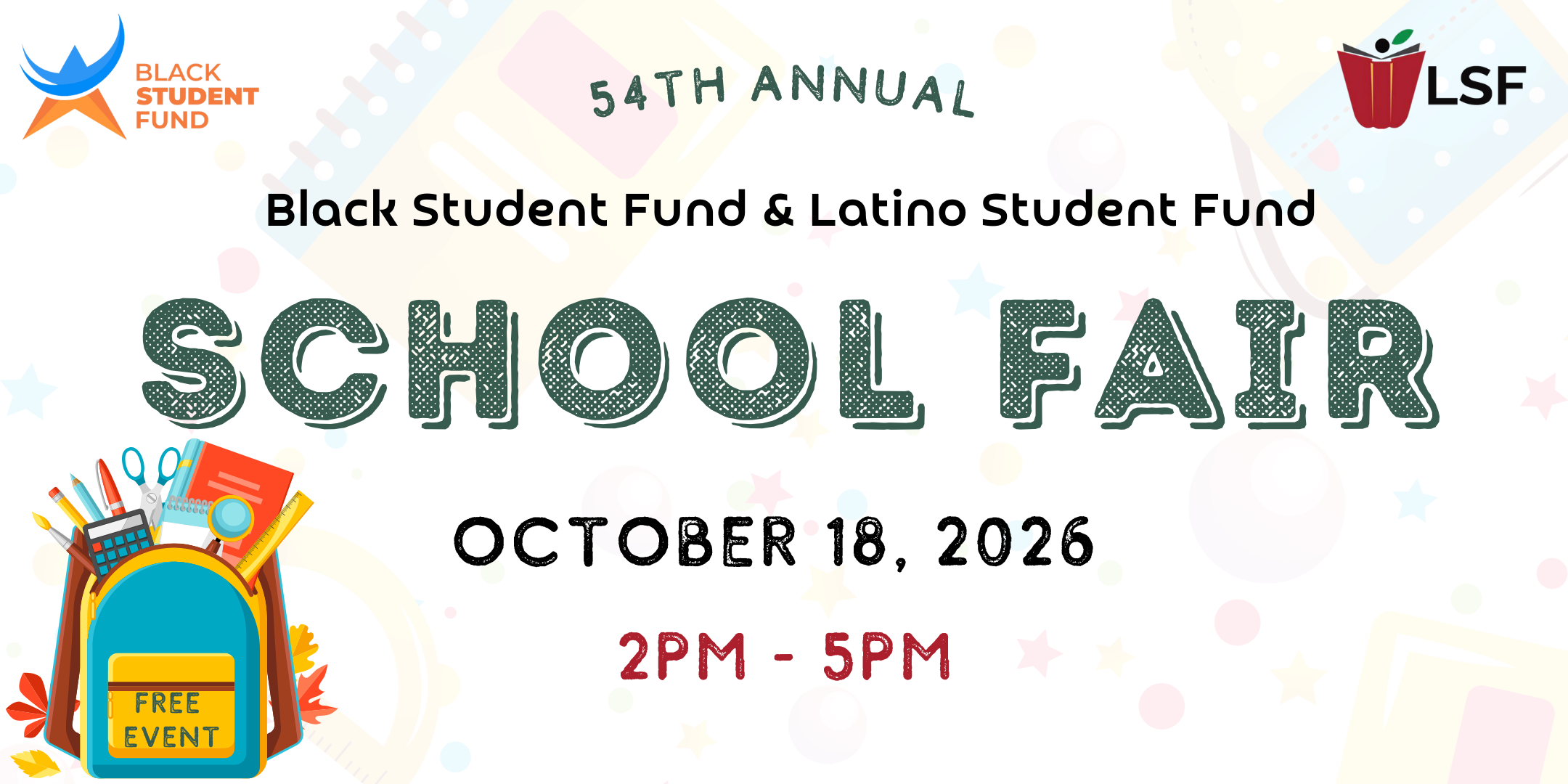 AS FAMILIES SEARCH FOR GREATER EDUCATIONAL OPPORTUNITY, BLACK AND LATINO STUDENT FUNDS OPEN DOORS FOR A 54TH YEAR