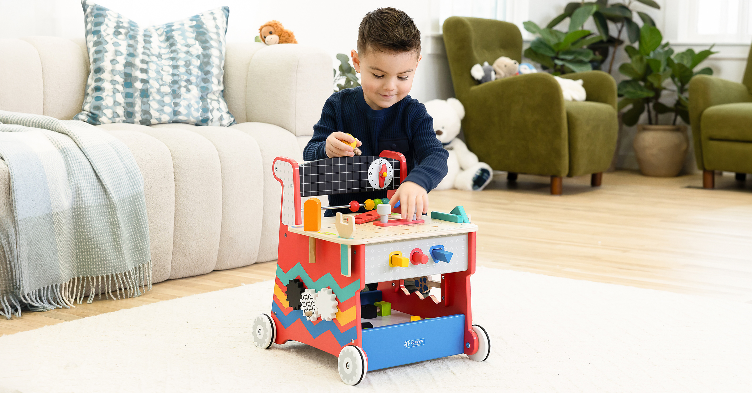 Jasey’s Toy Chest On-the-Go Wooden Workbench Selected as a Good Housekeeping 2026 Toy Awards Winner