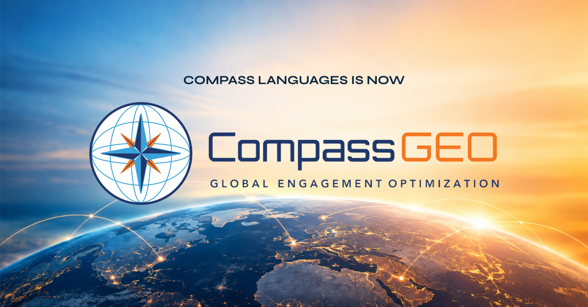Compass Languages Announces Evolution to CompassGEO, Expanding Its Role in Global Marketing Performance