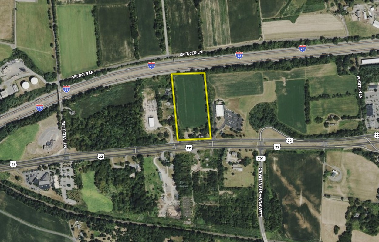 10-Acre Route 22 Commercial Property in Clinton Township, NJ to be Sold at Auction
