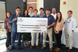 Colony Bank + ASU Check Presentation with VP Troy Beetz