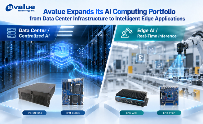 Avalue Expands Its AI Computing Portfolio from Data Center Infrastructure to Intelligent Edge Applications