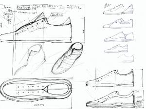Representative image illustrating footwear concept sketching within Joes Footwear’s design-development process.