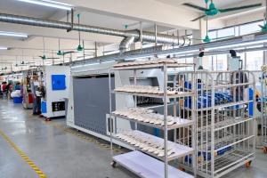 Representative image illustrating the transition from sample development to production within Joes Footwear’s footwear manufacturing workflow.