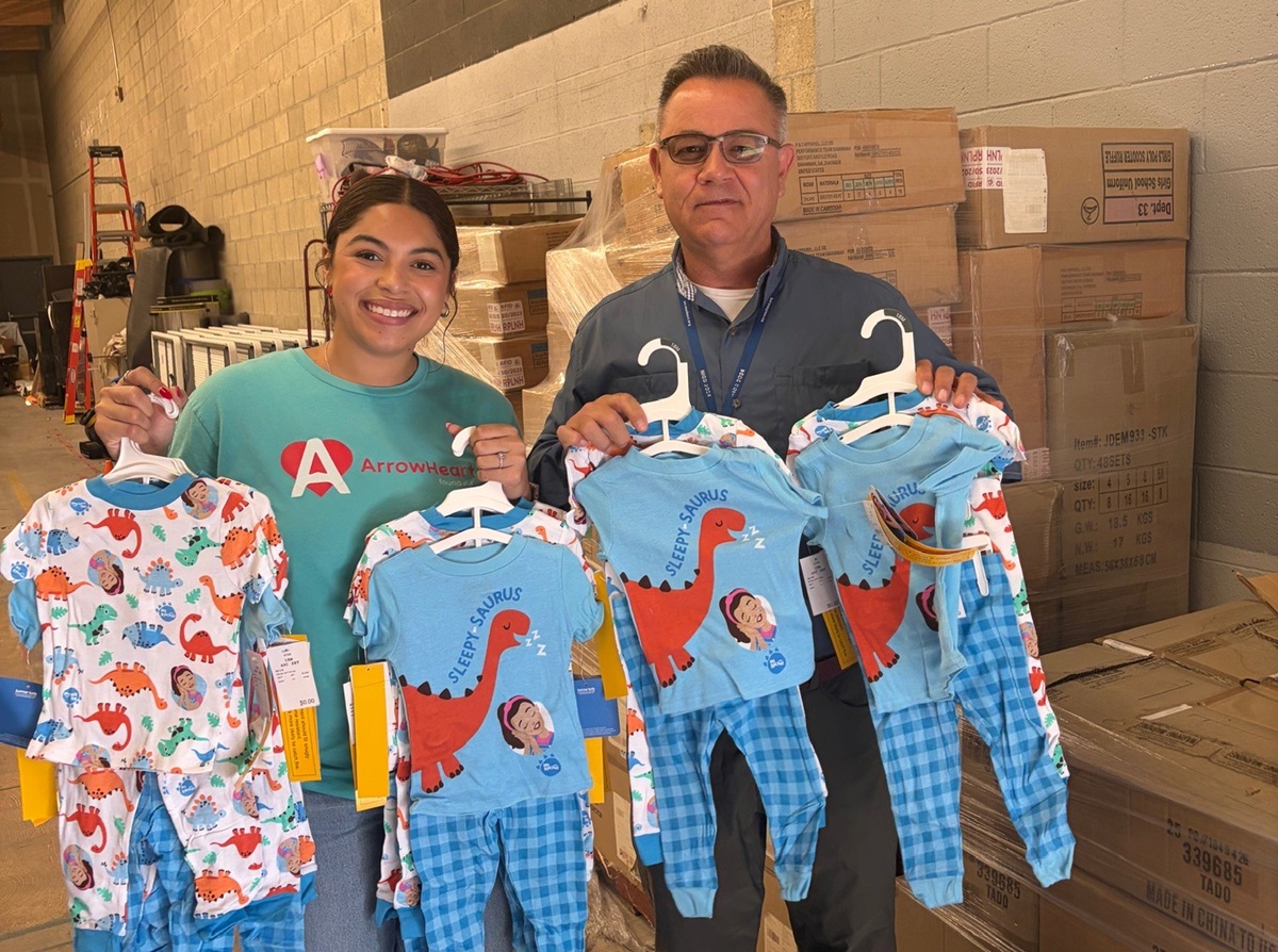 Fontana Unified School District Turns to ArrowHeart Foundation to Share New Clothing Donation with Community Partners