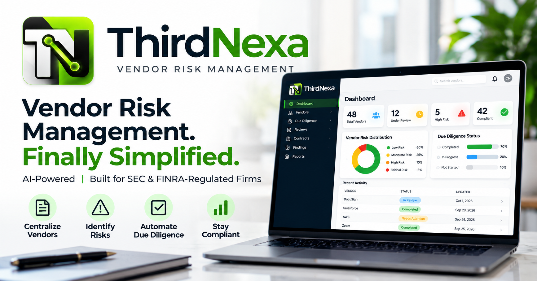 ThirdNexa Launches AI-powered Vendor Risk Platform Built for SEC- and FINRA-Regulated Firms