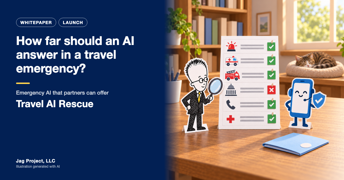 Jag Project Launches Travel AI Rescue and Publishes Study on AI-Generated Emergency Contacts for Business Travel