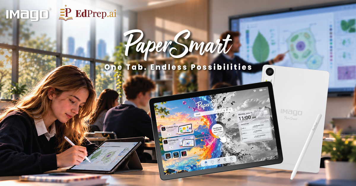 IMAGO Technologies Unveils PaperSmart Dual-Mode Tablet With EdPrep.ai