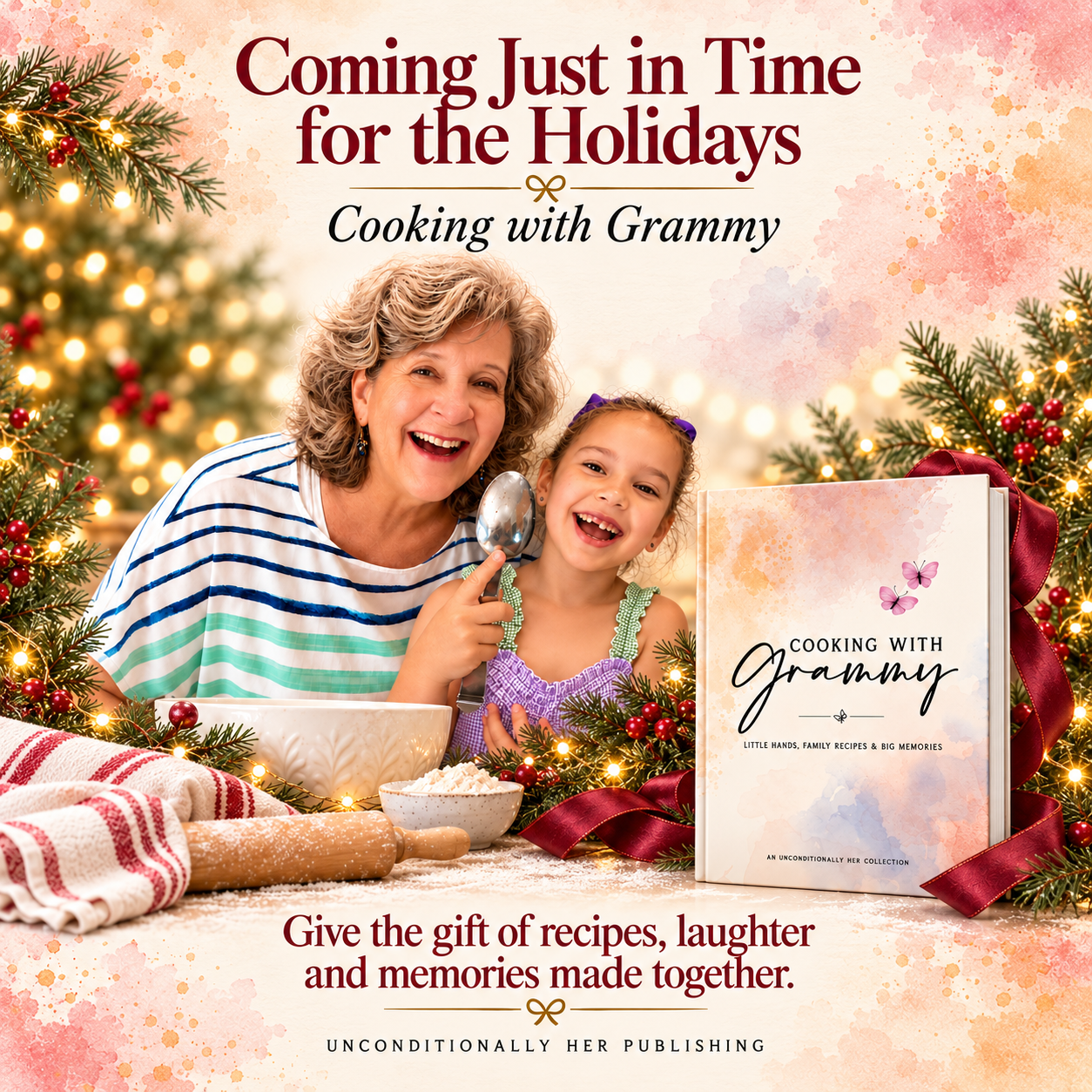 Unconditionally Her Publishing Debuts ‘Cooking with Grammy’ to Connect Generations